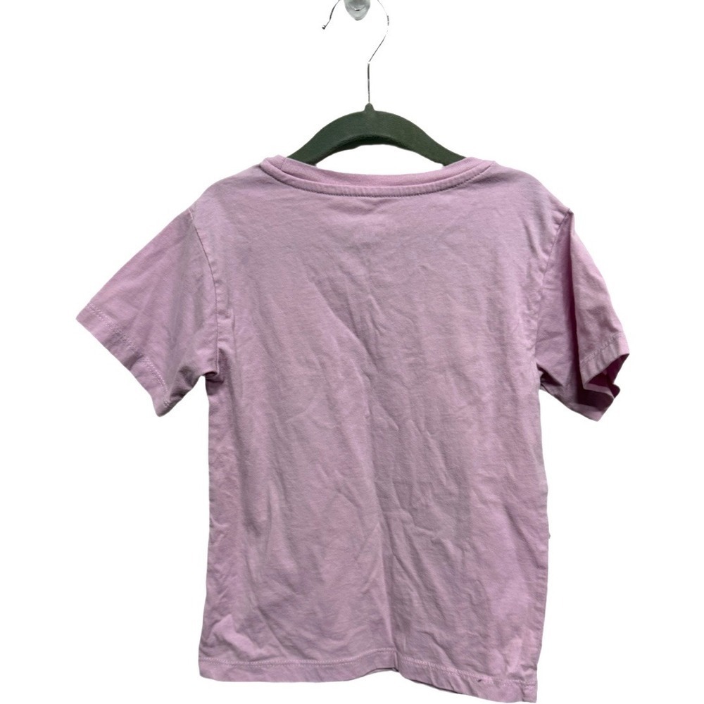Disney Princess "Royal Vibes" Graphic Tee Girls XS 4/5 Pink Short Sleeve - Picture 4 of 5